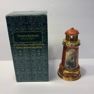 Thomas Kinkade Porcelain Lighthouse  “The Light Of Peace”
